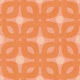 Woven Trellis - Retro Orange and Pink