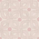 Woven Trellis - Soft Pink Retro Geometric