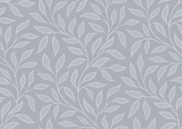 minimal leaves - grey blue tapet