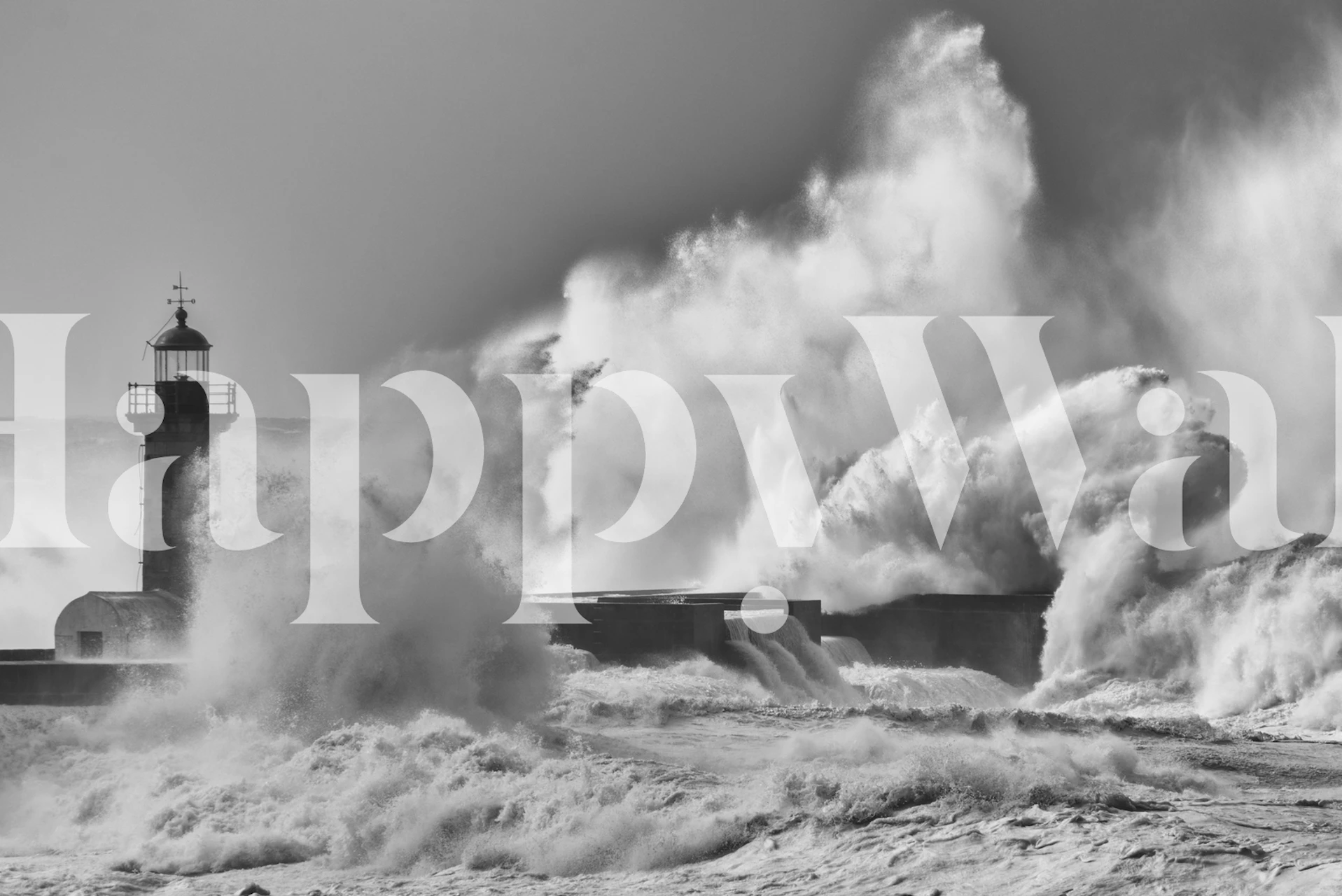 Whirlwind wallpaper in a stylish room