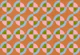 Terracotta and blush circle tiles
