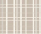 Modern Heritage Plaid in Warm Beige and Cream