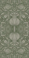 Framed Flowers - Green wallpaper
