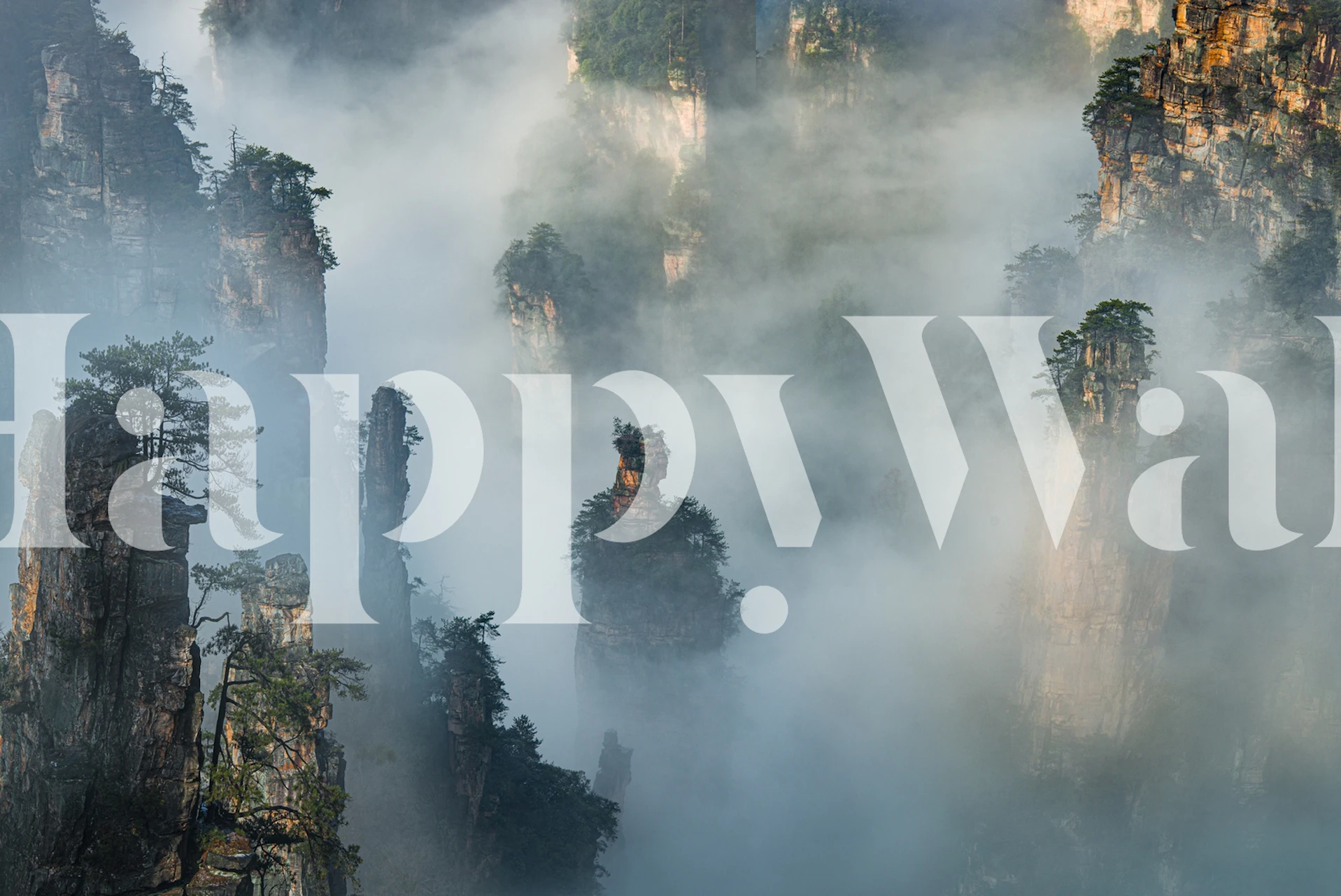 Wulingyuan Scenic Area tapeta v pokoji