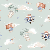 In the air - mint tapete