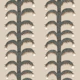 Dark sage palm tree stripe on beige small