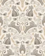 toilet toile cats - taupe bronze