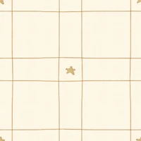 Minimalist Holiday Windowpane Plaid Gold tapet