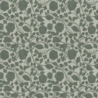 Sage green trailing garden floral tapeet