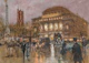 18th Century Paris Nightlife in Copper Light