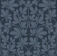 Slate Blue Botanical Leaf Sprigs