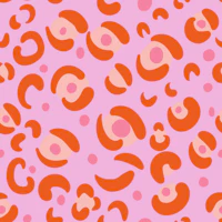 Abstract leopard print papier peint