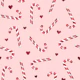 Blush Pink Candy Canes And Hearts