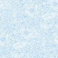 Wild Meadow - blue tapete