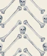 Herringbone Bones blue