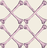 Elevated Classics checkered bones purple plum wallpaper