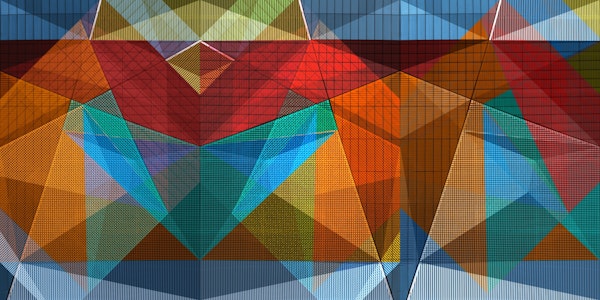 Abstract mural