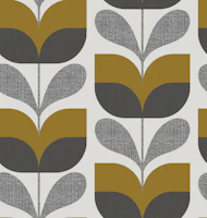 mid mod gold tulips-medium wallpaper