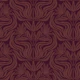 Burgundy Floral Fan Motif