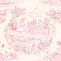 Pickleball Toile - Court Coquette tapete