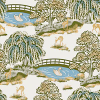 Botanical Garden Toile tapeta
