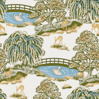Botanical Garden Toile- Small tapeta
