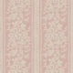 Heritage botanical stripe on soft pink