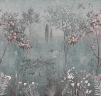 Villa Lucilla pink papier peint