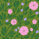 Wildflower Vines lilac small