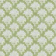 Folk Dandelion Block Print in Preppy Green