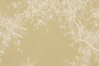 Gold Japanese Cherry Blossom Branch Canopy tapeta