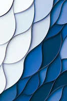 Navy blue layered wave shapes wallpaper