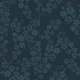 Sakura cherry blossoms block print - blue