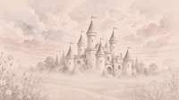 Castle Dreams – Antique Blush tapete