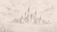 Castle Dreams – Vintage Cream tapete
