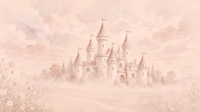 Castle Dreams – Faded Rose tapete