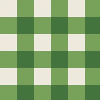 Gingham green wallpaper