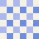 Checkered blue