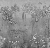Villa Lucilla Dark gray tapete