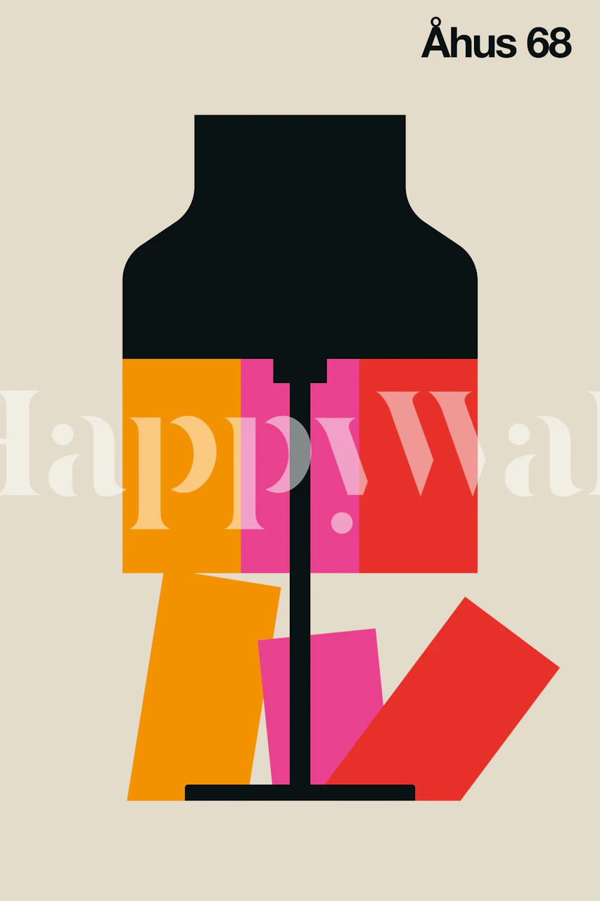 Åhus 68 wallpaper in a modern room