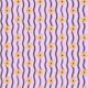Lavender and Olive Daisy Stripe