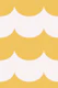 Scallop Waves Scandi Yellow
