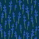 Navy Blue Wildflowers