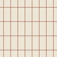 Simple Tiles - Cream and Terracotta behang