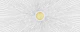 Ivory Sunburst Lines Gold Sun