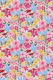 Flower Meadow in Magenta and Teal