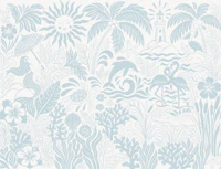 Coastal Whimsy - ocean mist wallpaper