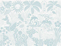 Coastal Whimsy - ocean mist wallpaper