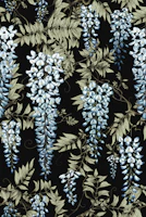 Wisteria blue black tapety