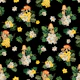 Fungi Fantasy Garden Black